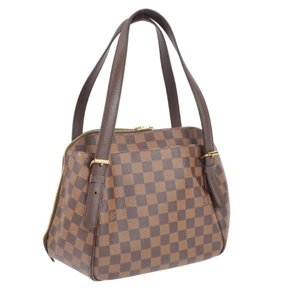 Louis Vuitton Belem MM Handbag Damier Ebene Canvas, Leather - Picture 8 of 16